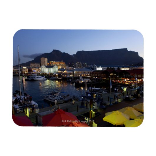 Boote im Hafen, Südafrika Magnet (Horizontal)