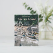 Boote im Hafen von Kent Sierra Leone Postkarte (Stehend Vorderseite)