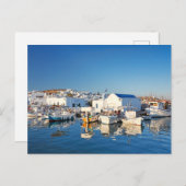 Boote im Hafen von Naousa auf der Insel Paros, Gri Postkarte (Vorne/Hinten)