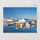 Boote im Hafen von Naousa auf der Insel Paros, Gri Postkarte (Vorderseite)