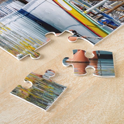 Boote im Hafen von Nizza in Frankreich Puzzle (Seite)