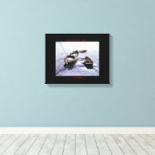 Boote im Hafenbecken ,(Zu Coruña) Leinwanddruck (Insitu (Holzboden))