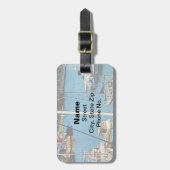 Boote im King's Wharf Bermuda Gepäckanhänger (Vorderseite vertikal)