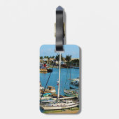 Boote im King's Wharf Bermuda Gepäckanhänger (Rückseite vertikal)