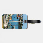 Boote im King's Wharf Bermuda Gepäckanhänger (Rückseite horizontal)