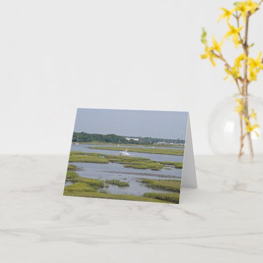 Boote im See Karte (Gelbe Blume)