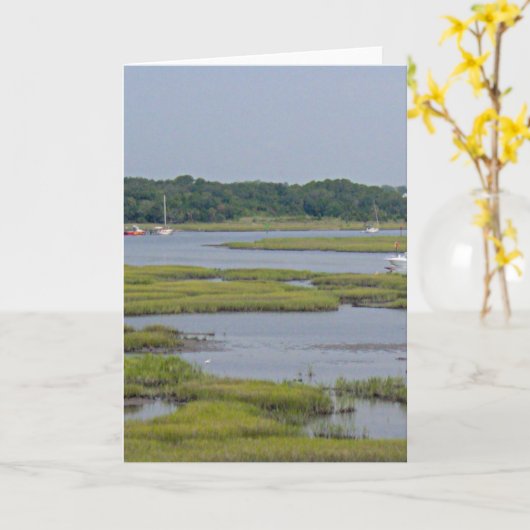 Boote im See Karte (Gelbe Blume)