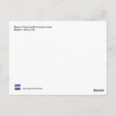 Boote im Teignmouth Devon UK Postkarte (Rückseite)