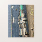 Boote im Wasser, Chatham, Cape Cod, Massachusetts Puzzle (Vertikal)