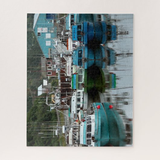 Boote in Alaska Puzzle (Vertikal)