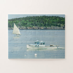 Boote in Bar Harbour Maine Puzzle