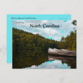 Boote in Brevard North Carolina Postkarte (Vorne/Hinten)
