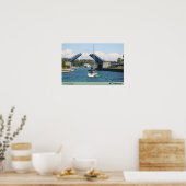 Boote in Charlevoix - Charlevoix, MI Poster (Küche)