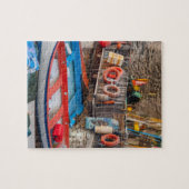 Boote in Cinque Terre Italien Puzzle (Horizontal)