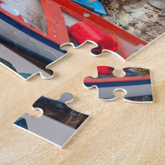 Boote in Cinque Terre Italien Puzzle (Seite)