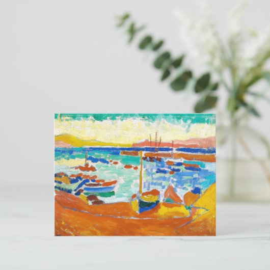 Boote in Collioure | Andre Derain | Postkarte (Stehend Vorderseite)