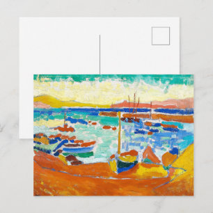 Boote in Collioure Andre Derain Postkarte