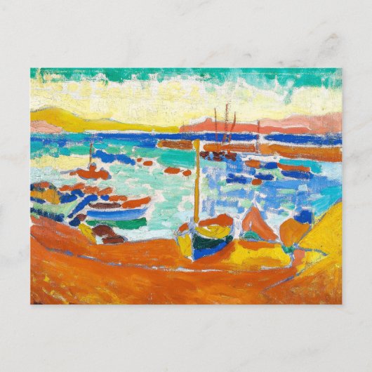 Boote in Collioure | Andre Derain | Postkarte (Vorderseite)