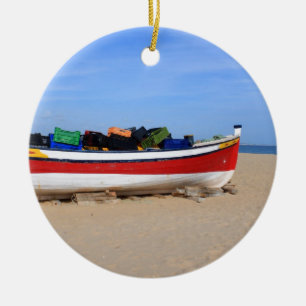 Boote in Costa del Sol Keramik Ornament