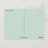 Boote in der China Hunan Postkarte (Rückseite)