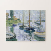 Boote in der Erholung Petit-Gennevilliers Monet Fi Puzzle (Horizontal)