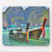 Boote in der Maya Bay Mousepad (Vorne)