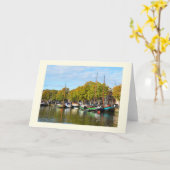 Boote in Dordrecht Karte (Gelbe Blume)