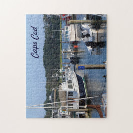 Boote in einem Cape Cod-Hafen Puzzle