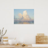 Boote in einer Bucht, Saint-Anee, Martinique träum Poster (Küche)