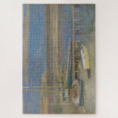 Boote in einer Landschaft (New England Landschaft) Puzzle (Vertikal)