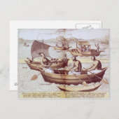 Boote in Goa Postkarte (Vorne/Hinten)