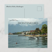 Boote in Kotor Montenegro Postkarte (Vorne/Hinten)