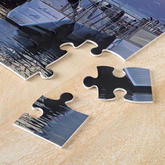 Boote in Lahaina Hafen Maui Puzzle (Seite)