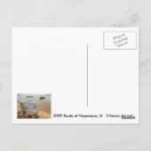 Boote in napeaque, The Hamptons Postkarte (Rückseite)