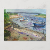 Boote in napeaque, The Hamptons Postkarte (Vorderseite)