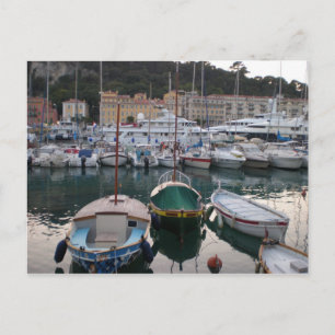 Boote in Nizza Postkarte