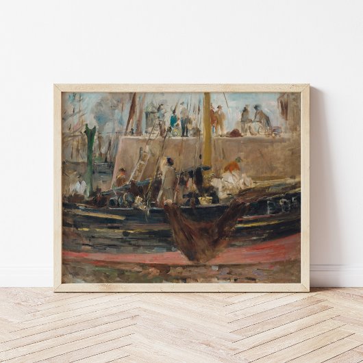 Boote in Quay | Berthe Morisot Poster