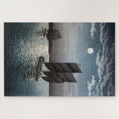 Boote in Shinagawa von Tsuchiya Koitsu Puzzle (Horizontal)