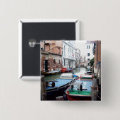 Boote in Venedig Button (Vorne & Hinten)