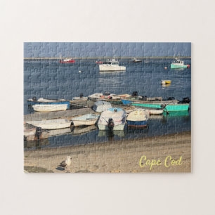 Boote in Wasser, Chatham, Cape Cod, Massachusetts Puzzle