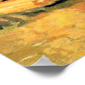 Boote in Zaandam von Claude Monet, Poster (Ecke)