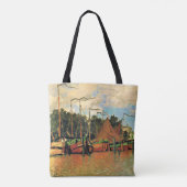 Boote in Zaandam von Claude Monet,  Tasche (Rückseite)