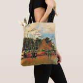 Boote in Zaandam von Claude Monet,  Tasche (Von Nahem)