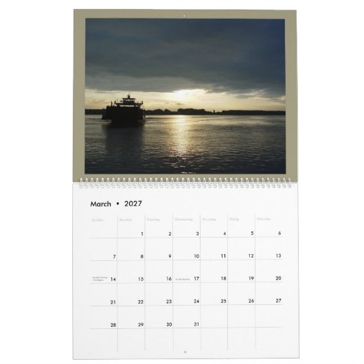 Boote Kalender (Mär 2027)