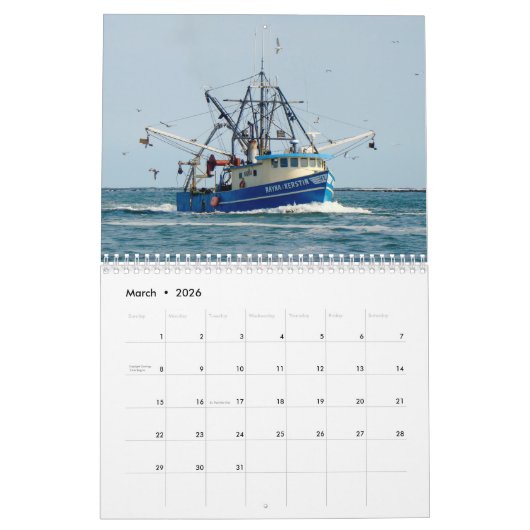 BOOTE KALENDER (Mär 2026)