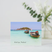 Boote, Koh Lipe, Thailand Postkarte (Stehend Vorderseite)