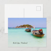 Boote, Koh Lipe, Thailand Postkarte (Vorne/Hinten)