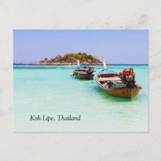 Boote, Koh Lipe, Thailand Postkarte (Vorderseite)