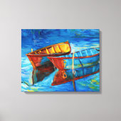 Boote Leinwanddruck (Vorderseite)