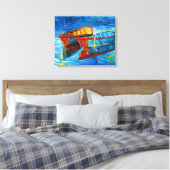 Boote Leinwanddruck (Insitu (Schlafzimmer))